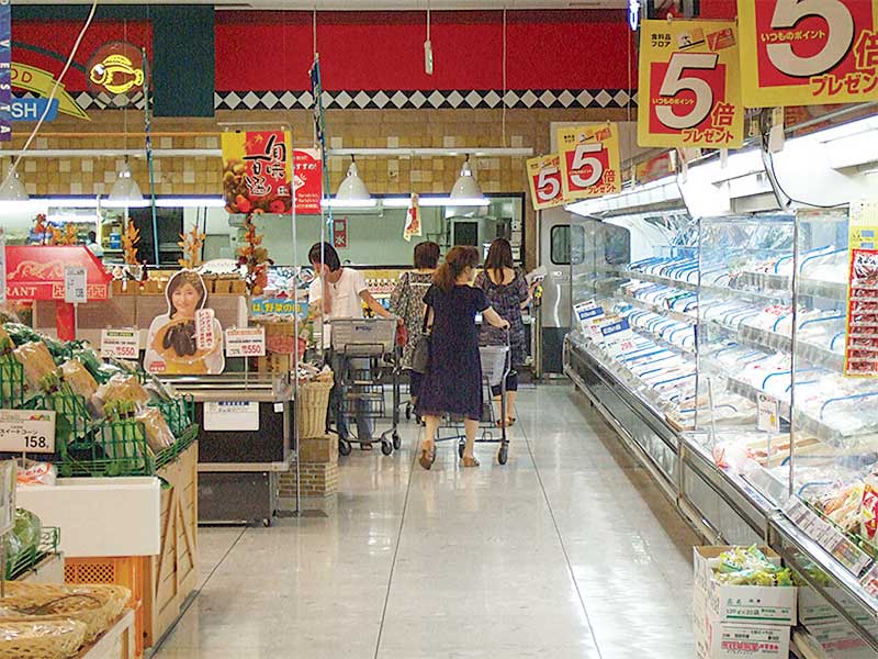 広い店内