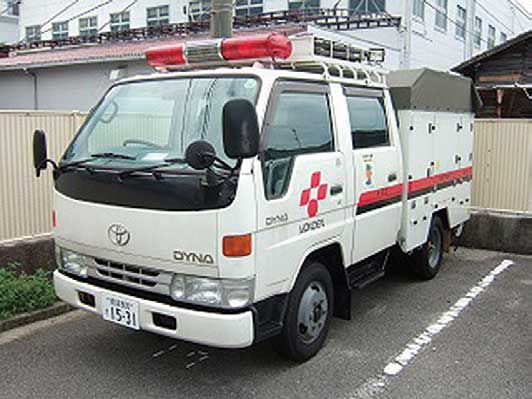 電力会社の車